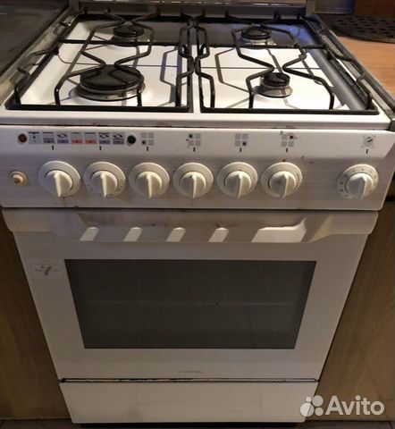 Газовая плита аристон фото Газовая плита ariston G540W (85х50см) купить в Мытищах Товары для дома и дачи Ав