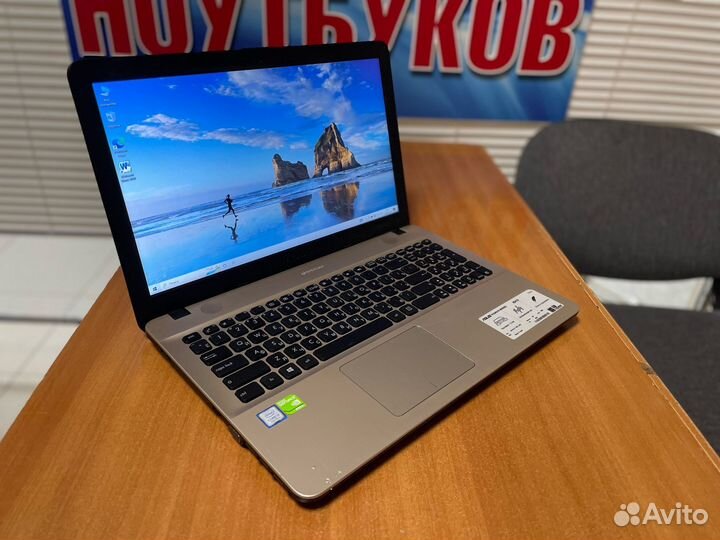 Ноутбук игровой Asus с гарантией / Full HD / ssd