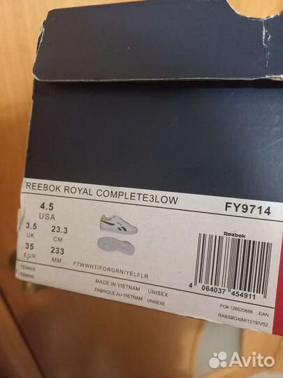 Кроссовки Reebok оригинал