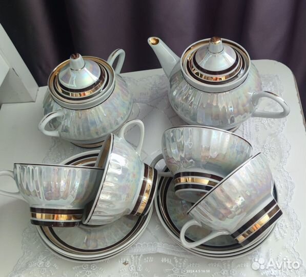 Сервиз перламутровый мфз СССР