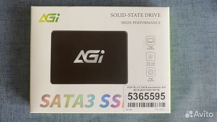 SSD диск новый 1000 Гб 2,5