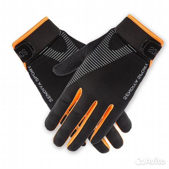 Перчатки полноразмерные спортивные сенсорные