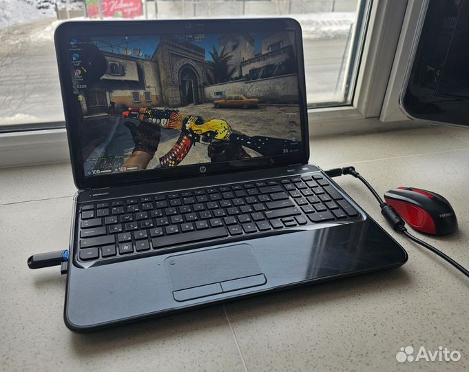 Ноутбук Hp + ssd + мышка + сумка