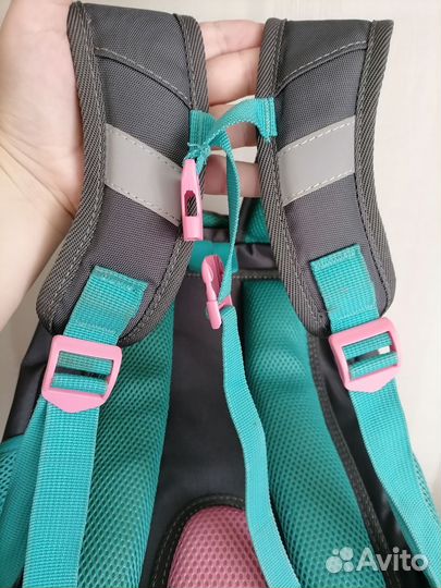 Рюкзак ранец школьный Grizzly с ортопедич. спинкой