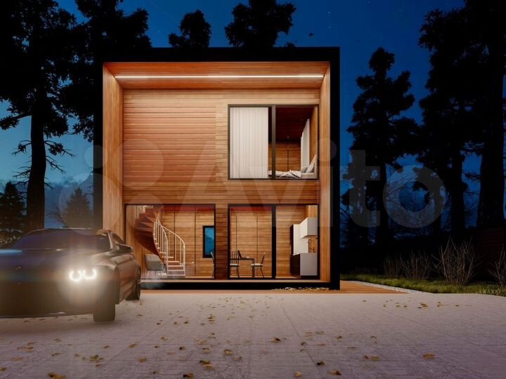 Дом 110,7 м² на участке 1 сот.