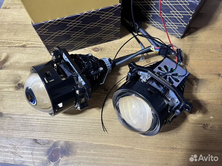 Линзы hella 3r ксенон би лед мини линзы