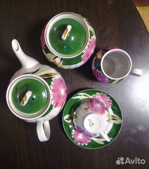 Молочник от сервиза Астры/Георгин Дулёво новый