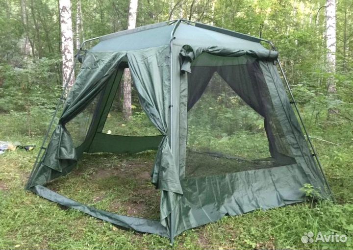 Шатер с москитными сетками шестиугольный
