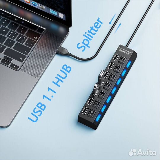 Usb хаб /2 разных