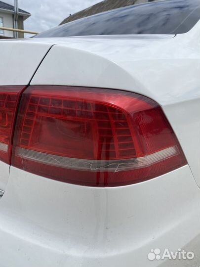 Задние фонари на volkswagen passat b7