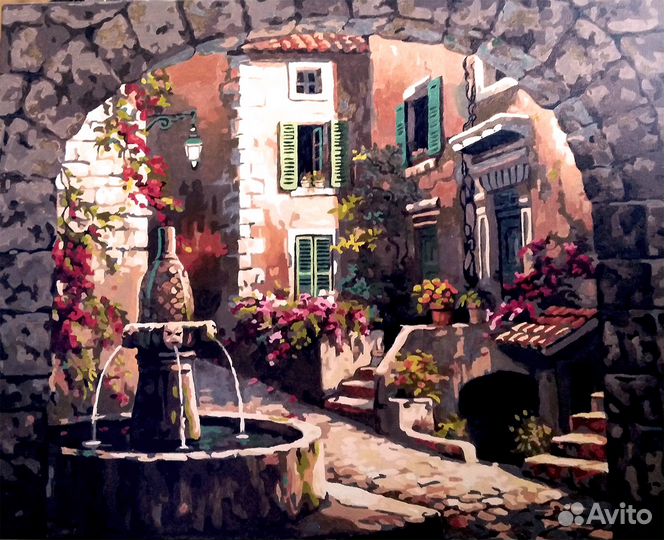 Картина акрилом 