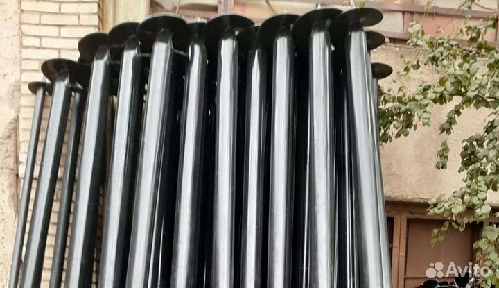 Стальные винтовые сваи с завода