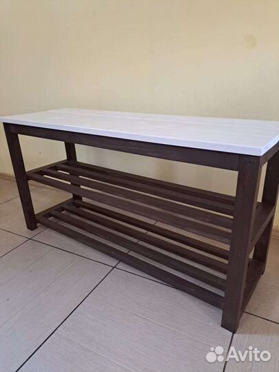 Подставка для обуви деревянная