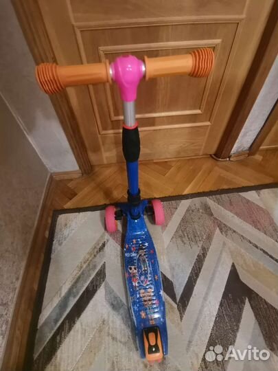 Самокат детский трехколесный бу