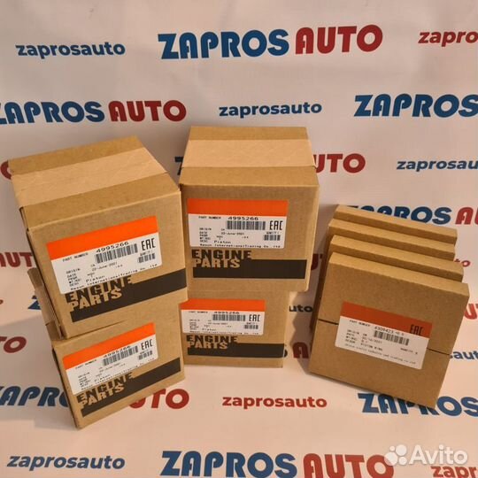 Поршень и кольца ремонт+0.5 Газель Cummins ISF 2.8