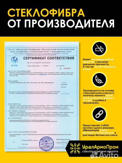 Фибра из стекловолокна