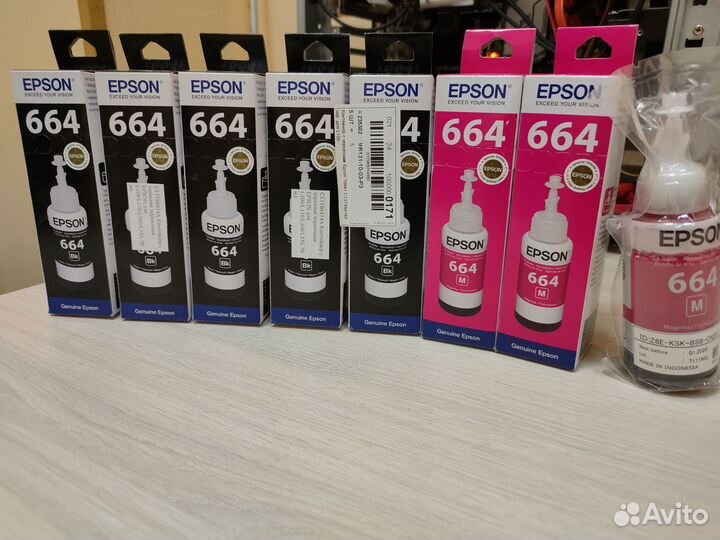 Картриджи Epson 664