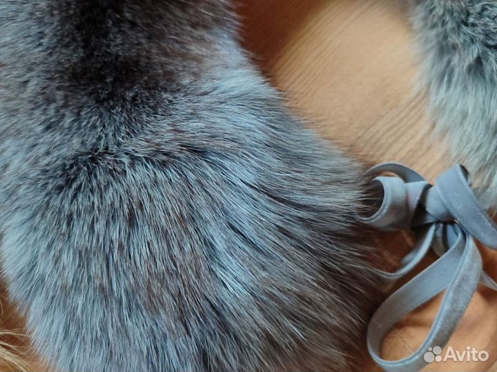 Шапка лиса Манто песец кролик