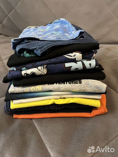 Вещи пакетом на мальчика 140