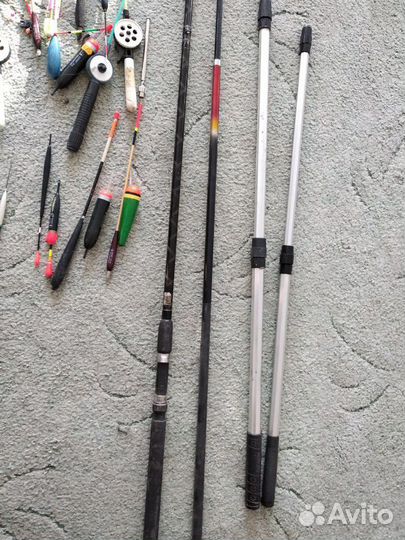 Удочки/поплавки/приманки/сеть