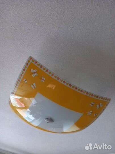 Комплект светильник потолочный и бра детские