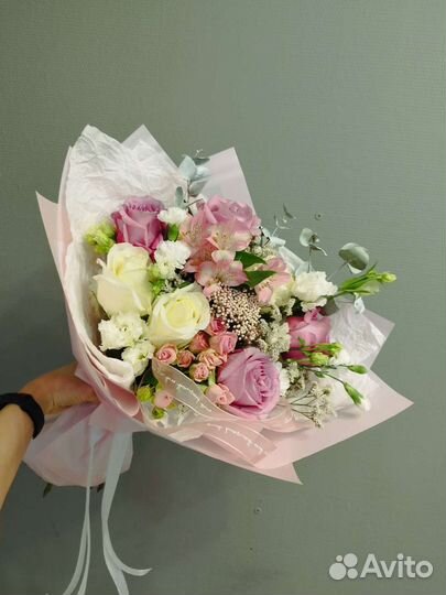 Живые цветы букеты