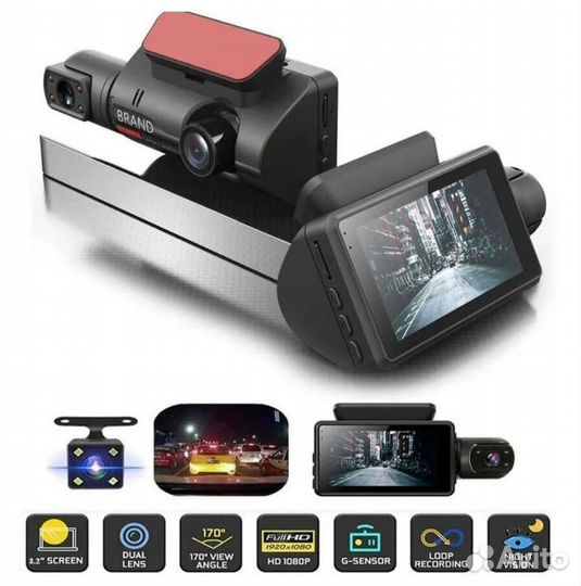 Видеорегистратор blackbox BX-71, 2 камеры