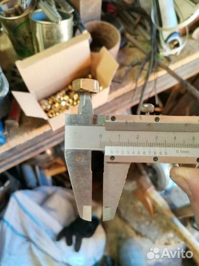 Гайки латунные