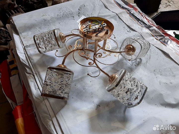 Люстры потолочные новые