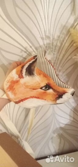 Маска лисы детская