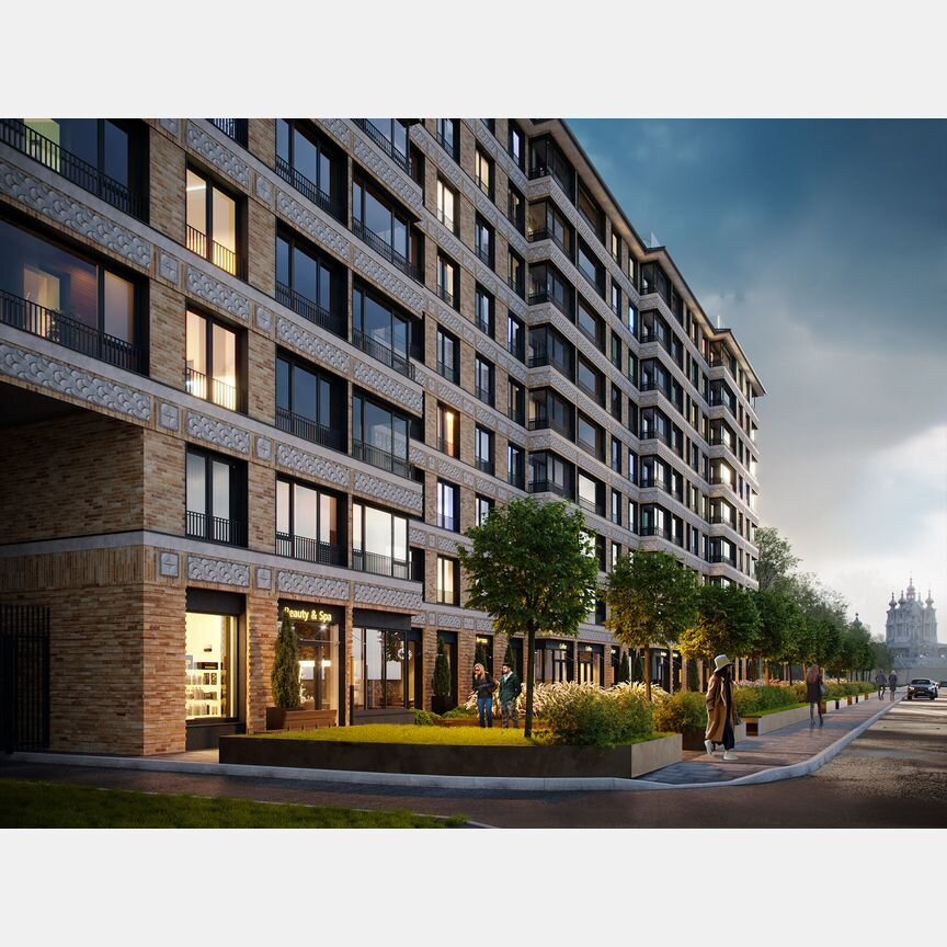 3-к. квартира, 85,7 м², 2/10 эт.