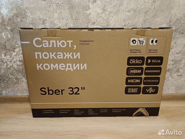 Телевизор Новый Sber 32 Smart Tv, Android
