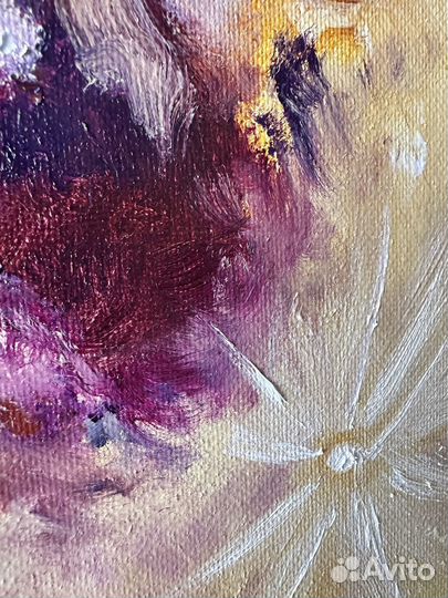 Картина маслом на холсте Луна