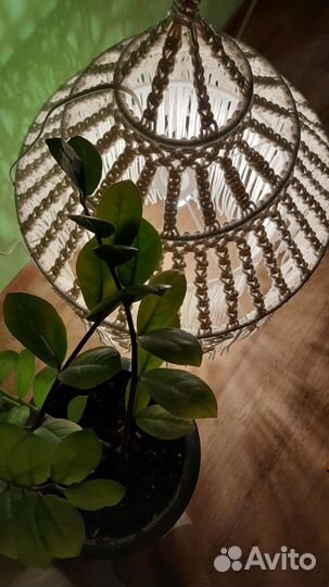 Абажур плетеный