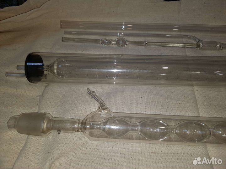 Посуда стекло химическая пробирки колбы и т.д