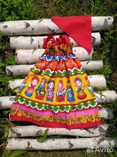 Матрешка, костюм новый, разм. 92-134
