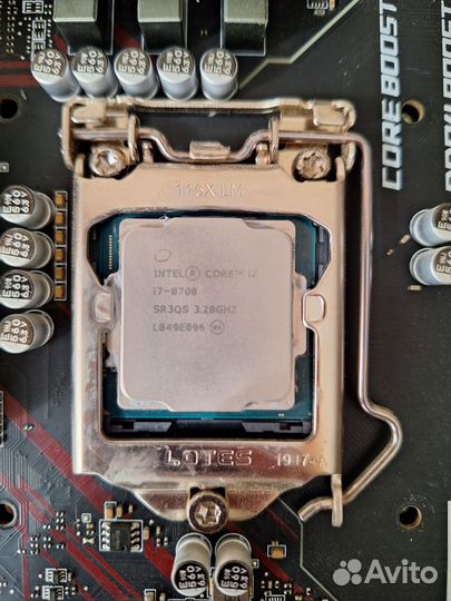 Материнская плата MSI с процессором intel