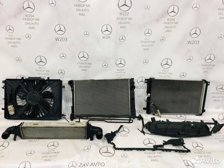 Радиатор кондиционера Mercedes W204