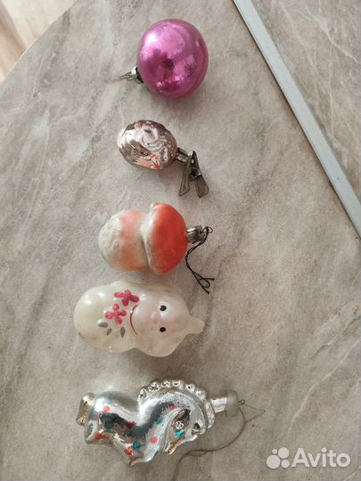Елочные игрушки СССР одним лотом