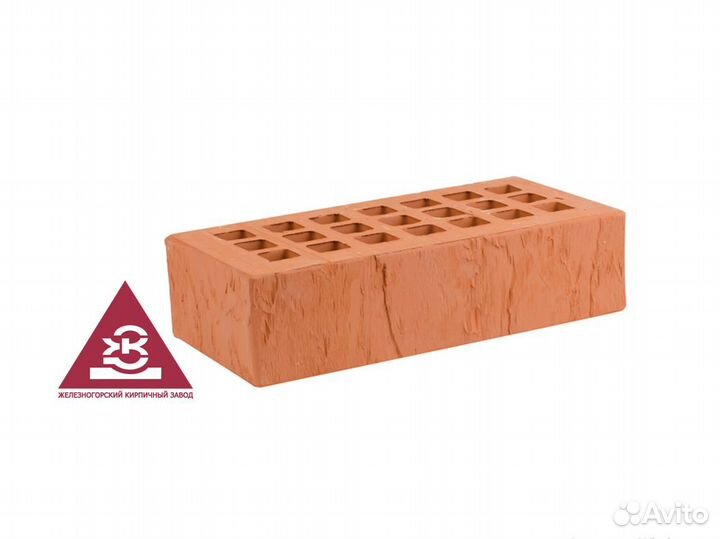 Кирпич облицовочный Красный Скала 1,0 нф
