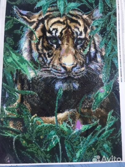 Алмазная вышивка “Тигр» (символ 2022 года)