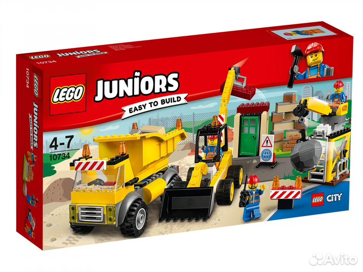Конструктор Lego Juniors 10734 Стройплощадка