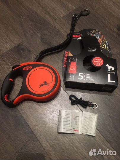 Поводок рулетка для собак flexi