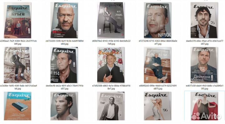 Журнал Esquire номера 2012-2016 гг