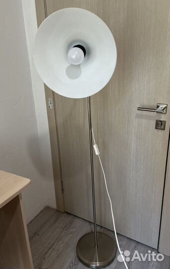 Лампа напольная торшер икеа kroby