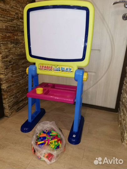 Мольберт детский двухсторонний