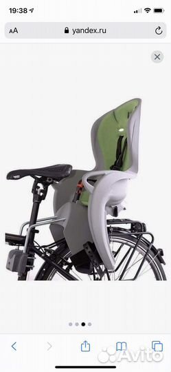 Детское велокресло hamax