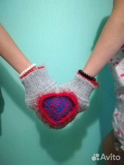 Варежка для влюбленных. Митенки