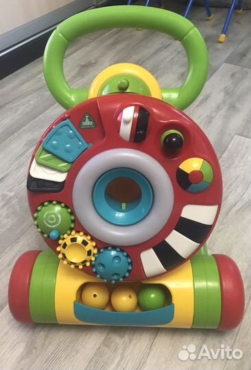 Развивающая игрушка+ходунки: 2 в 1
