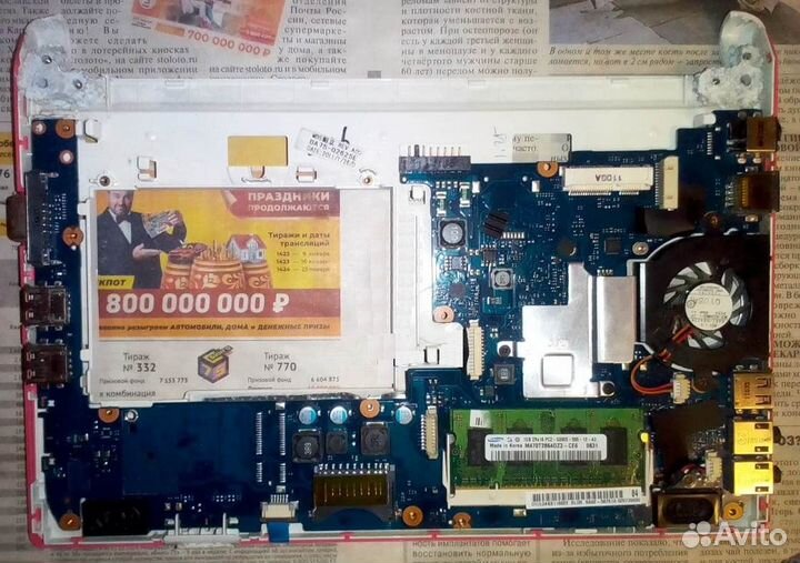 Материнская плата нетбука Samsung N150 plus